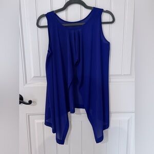 Sheer violet  Sleeveless Top sheer Ya Los angles M
